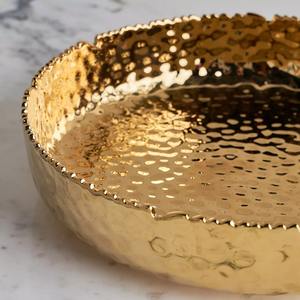 Lot de 3 bols décoratifs bas orchidées finition argentée pièces élégantes parfaites pour la table de bureau à domicile ou la fête d'Inde - Product Image 2