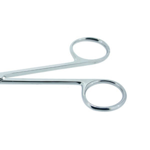 Ciseaux Iris 11,5 cm, approuvés CE, en acier inoxydable, forceps chirurgical manuel réutilisable, classe I, droit/courbé, pour usage chirurgical - Product Image 6