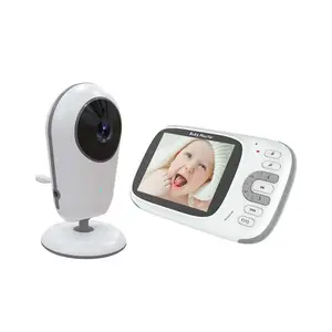 Monitor de bebé con cámara de monitor de bebé de etiqueta privada de 4,3 "con teléfono inteligente de bebé de largo alcance inalámbrico de vídeo y audio