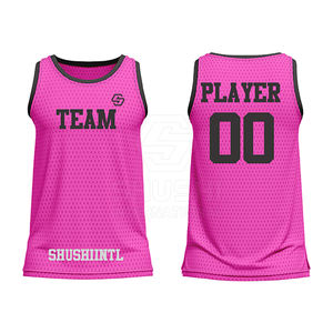 Maillot de basket respirant de haute qualité personnalisable à séchage rapide sans manches Uniforme d'équipe pour hommes - Product Image 2