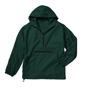 Hot Selling Custom LOGO <b>Pullover</b> Windbreaker <b>Jackets</b> Woven Fabric Hooded Collar Pattern Decoration for Winter Season - Product Image 1