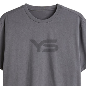 Camiseta de peso pesado sobre camisetas de talla grande Camiseta de hombre 100% algodón en blanco liso cuello redondo Camiseta de gran tamaño para hombres - Product Image 3