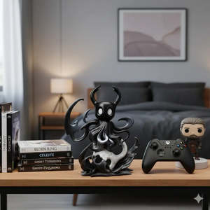 Aixlan the Hollow Knight 12cm <b>Resin</b> Figurine ODM Action <b>Figures</b> Set for Collecting and Decorating Boxed Anime Accessories - Product Image 3