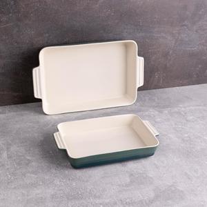 Juego de 2 Utensilios de Cocina - Cuchara y Espátula de Silicona + 2 Moldes Rectangulares de Gres Verde para Hornear EXCALIBUR Bergner - Product Image 3