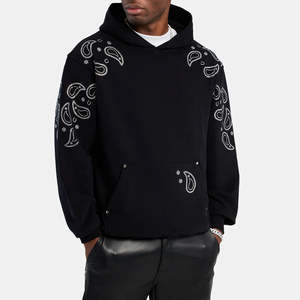 Sudadera con capucha con diamantes de imitación de calidad superior a precio razonable para hombres y mujeres en diseño y color personalizados - Product Image 3