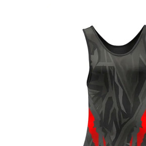 OEM Vente en gros 2026 Combinaison de musculation sublimée personnalisée de haute qualité OEM Vente en gros personnalisée Combinaisons de lutte personnalisées - Product Image 4