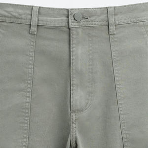 Premium hommes haute coupe ample droite Cargo pantalon multipoches pierre lavé lourd respirant extérieur tactique travail décontracté - Product Image 6