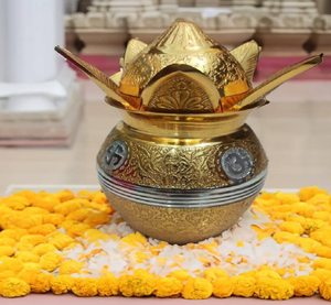 Pot de Kalash en laiton artisanal pour les cérémonies religieuses-Lota indien durable pour la maison et l'autel Prix d'usine direct en gros - Product Image 6