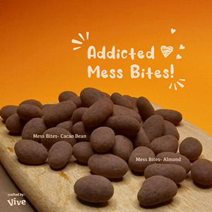 VIVE SNACK Mess Bites Almond Dirty Beans 65% Dark Solid Unsweetened <b>Chocolate</b> Gourmet Indulgence 100g (4oz) - Product Image 4