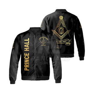 Veste maçonnique respirante sur mesure avec emblème de loge brodé, tissu de qualité supérieure, veste maçonnique - Product Image 1