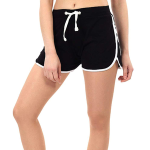 Shorts Custom Quality Black Color Women Breathable Shorts For Women Women's Shorts With Ruffles - Product Image 1