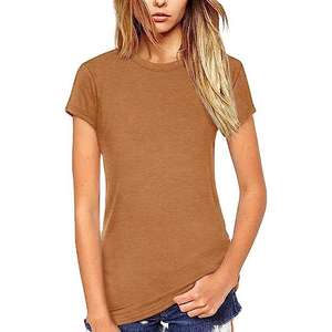 Vêtements de sport d'été pour femmes personnalisés OEM Slim Cotton XL Crop Top Casual Print T-Shirt and Workout Tops - Product Image 1