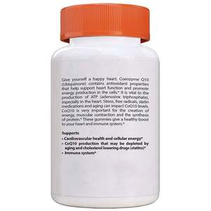 Caramelle Gommose Vegane al Gusto di Ciliegia di Alta Qualità con CoQ10 200Mg, Multivitaminico Organico per la Salute del Cuore e dell'Immunità per Adulti - Product Image 6