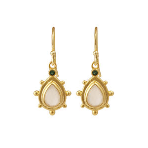 ต่างหูทองเหลืองแบบเรียบง่ายชุดคอลเล็ตชุบทองทำด้วยมือเครื่องประดับจำนวนมาก - Product Image 5