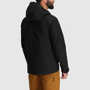 Chaqueta impermeable para hombre con impresión personalizada Fabricante OEM Chubasquero transpirable para exteriores Soporte de etiqueta privada - Product Image 2