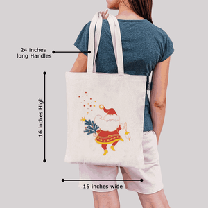 Sacs fourre-tout en tissu de coton de conception OEM au meilleur prix pour femmes, sacs fourre-tout de taille personnalisée à la mode et à la mode - Product Image 4