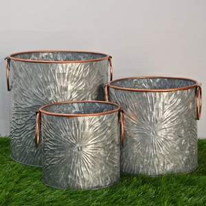 Jardinières en métal galvanisé de haute qualité, nouveau Design de jardinières pour votre maison - Product Image 6