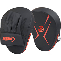 Zebra Sports FP-143, pads de boxe personnalisés avec logo, équipement d'entraînement de MMA, arts martiaux, kickboxing, cuir PU, certifié ISO9001