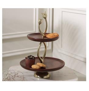 Belle fabrication artisanale décorative tasse gâteau support mariage et fête utilisé meilleure vente doré - Product Image 5