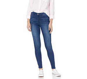 Pantalones vaqueros desgastados ajustados para mujer, pantalones vaqueros de espera alta para mujer, pantalones lápiz, pantalones hasta el tobillo, cintura alta, revestimiento informal - Product Image 1