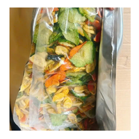 Knapperige Gemengde Gefrituurde Groenten En Fruit Perfecte Theesnacks Gemengd Gebakken Fruit En Groenten Met Tropische Fruitmix