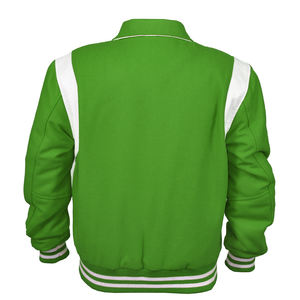 Chaqueta Universitaria con Logotipo Bordado Personalizado, Servicio OEM, Diseño Profesional Cómodo, Cuello Alto, Lona para Primavera - Product Image 3