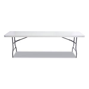 Alera 65601 Mesa plegable rectangular Platinum de 96 pulgadas. X 30 Pulgadas X 29 Pulgadas Resina de borde cuadrado 65601 - Product Image 2