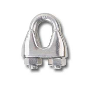 Clips para Cables de Acero Inoxidable AISI 316, Abrazaderas de Primera Calidad - Product Image 1