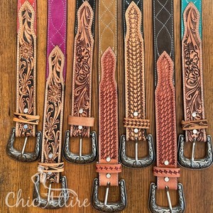 Cinturón de cuero de gamuza con puntada de bota personalizado profesional de marca superior para hombres y mujeres cinturón de cuero de vaca genuino de alta calidad - Product Image 1