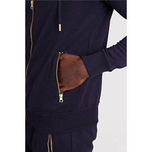 Conjunto Deportivo Premium para Hombre, Sudadera con Capucha y Cordón de Contraste, Pantalones Jogger, Ropa Deportiva, Traje de Entrenamiento, Invierno, Cálido - Product Image 5