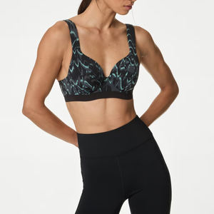 El Mejor Producto, Sujetador Deportivo con Logotipo, Push-Up, Resistente a Impactos, Top Deportivo para Correr, Ejercicio, Yoga, Fitness, Top Acolchado para Gimnasio, Sujetador Deportivo para Mujer - Product Image 6