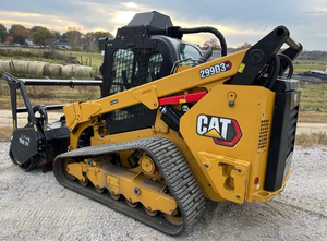 Chargeuse compacte CAT économique avec broyeur forestier robuste pour le débroussaillage et le nettoyage des terres, machine industrielle HD - Product Image 6