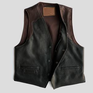 Chaleco de cuero genuino para hombre de mejor diseño 2025, ropa exterior transpirable de alta calidad para invierno, venta en línea - Product Image 5