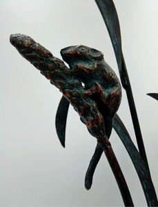 Artisanat en métal personnalisé fait à la main pour la décoration intérieure du bureau à domicile Plantes en fonte Figure Objet de sculpture personnalisé Meilleurs prix - Product Image 6