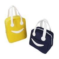 Sac à déjeuner isotherme pliable personnalisé, réutilisable, mignon, chaud, avec fermeture éclair, imperméable, grande capacité pour l'école