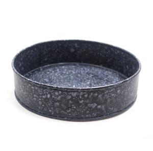 Wholesale Serve ware Gray Large Size <b>Iron</b> Round Shaped Designer Serving Tray Dish And Plate Handmade Customized - Product Image 1