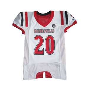 Camisetas de fútbol americano sublimadas, tela de poliéster de malla duradera, camisetas de fútbol de estilo de equipo auténtico fabricadas en Pakistán - Product Image 1