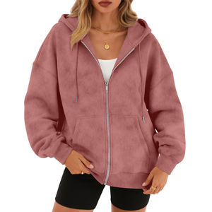 High Quality Custom Made <b>Women</b> <b>Zipper</b> <b>Hoodies</b> in Bulk Quantity Winter Casual <b>Women</b> <b>Zipper</b> <b>Hoodies</b> With All Size Available - Product Image 1