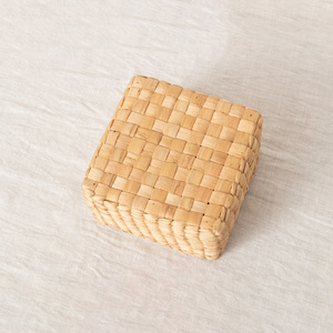 Foldable Storage <b>Unit</b> Natural <b>Box</b> Water Hyacinth Cube Boxes Kitchen Decor Handcraft Versatile Stacking Bins - Product Image 2