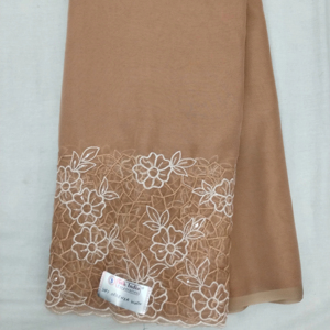 Tissu de conception exclusive de broderie d'organza doux pour faire à la matière de robe de fantaisie - Product Image 5