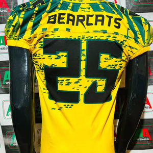 2025 personalizado fútbol americano Jersey pantalón transpirable aparejos sarga bordado corto de talla grande fábrica Pakistán fotos reales vídeos - Product Image 1