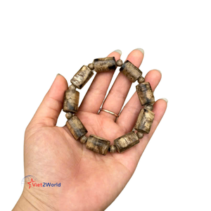 Calidad Superior 100% Pure Vietnamita Agarwood High-End Underwater Oud Bead Bracelet de Vietnam - Product Image 3