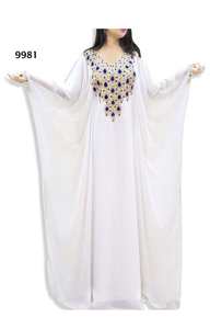 2024 Dubai Moroccan Design Traditional <b>Red</b> Muslim Caftan Farasha Kaftan Dress with Beautiful Hand-Stone <b>Beads</b> Work - Product Image 3