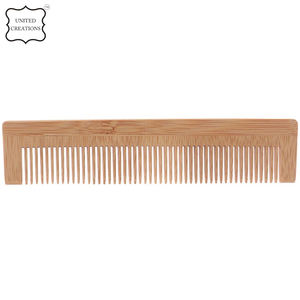 Peine de bambú biodegradable ecológico Peines de pelo de hotel desechables Peines de bambú de madera para el cabello - Product Image 3