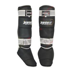 Protectores de Espinilleras de Kickboxing Transpirables, de Estilo Único, Moldeados, de Cuero Sintético, Personalizados, al por Mayor - Product Image 1