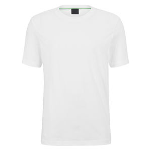 ผู้ชายผ้าฝ้ายยืดสีขาวลูกเรือเสื้อTผู้ชายหรูหราที่กําหนดเองผ้าฝ้ายหนักเสื้อยืดลูกเรือคอเฮฟวี่เวทขนาดใหญ่Boxy Tเสื้อ - Product Image 3