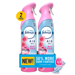 Febreze Air Mist, Ambientador en Aerosol, Aroma Downy April Fresh, 8.1 oz, Paquete de 2 - Product Image 5