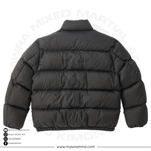Veste matelassée décontractée à capuche pour homme, qualité supérieure, vente chaude, design patchwork/lettres, fermeture éclair sur le devant, personnalisable, respirante pour l'hiver - Product Image 3