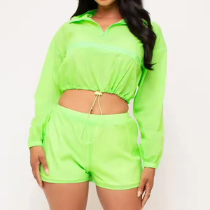 Chaqueta Deportiva Cortavientos Personalizada para Entrenamiento, Diseño Sólido con Lavado Ácido, Transpirable, Ecológica, Informal de Verano con Cierre - Product Image 4