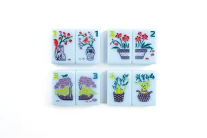 Coloré Personnalisé Japonais Chinois Américain Mahjong Acrylique Mahjong Jeu pour Party Entertainment - Product Image 6